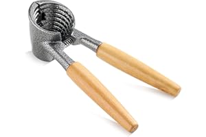 New Star Foodservice 28324 Heavy Duty Pecan and Nutcracker with Wood Handles