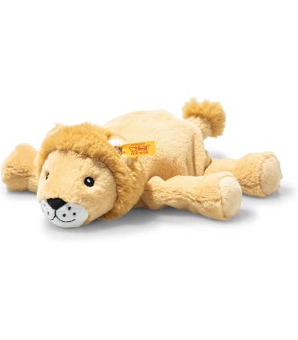 Steiff Hoppie Coniglietto In Peluche 18 Cm - Grigio Chiaro - Morbido Cuddly Friends Con Orecchie A Farfalla - Lavabile In Lavatrice - 3