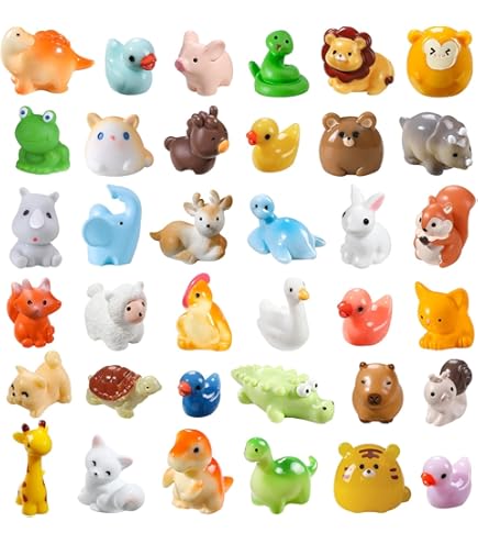 30 Mini Statuette Di Pecore Bianche In Resina BLMHTWO - 1,6x2,1 Cm - Per Decorazioni Giardino, Torte, Casa Delle Bambole E Paesaggi Fai Da Te - 4