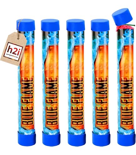 Funke Bengalfeuer Blau – F1 Jugendfeuerwerk | 3 Stück, Je 20 G | Brenndauer 20 Sekunden