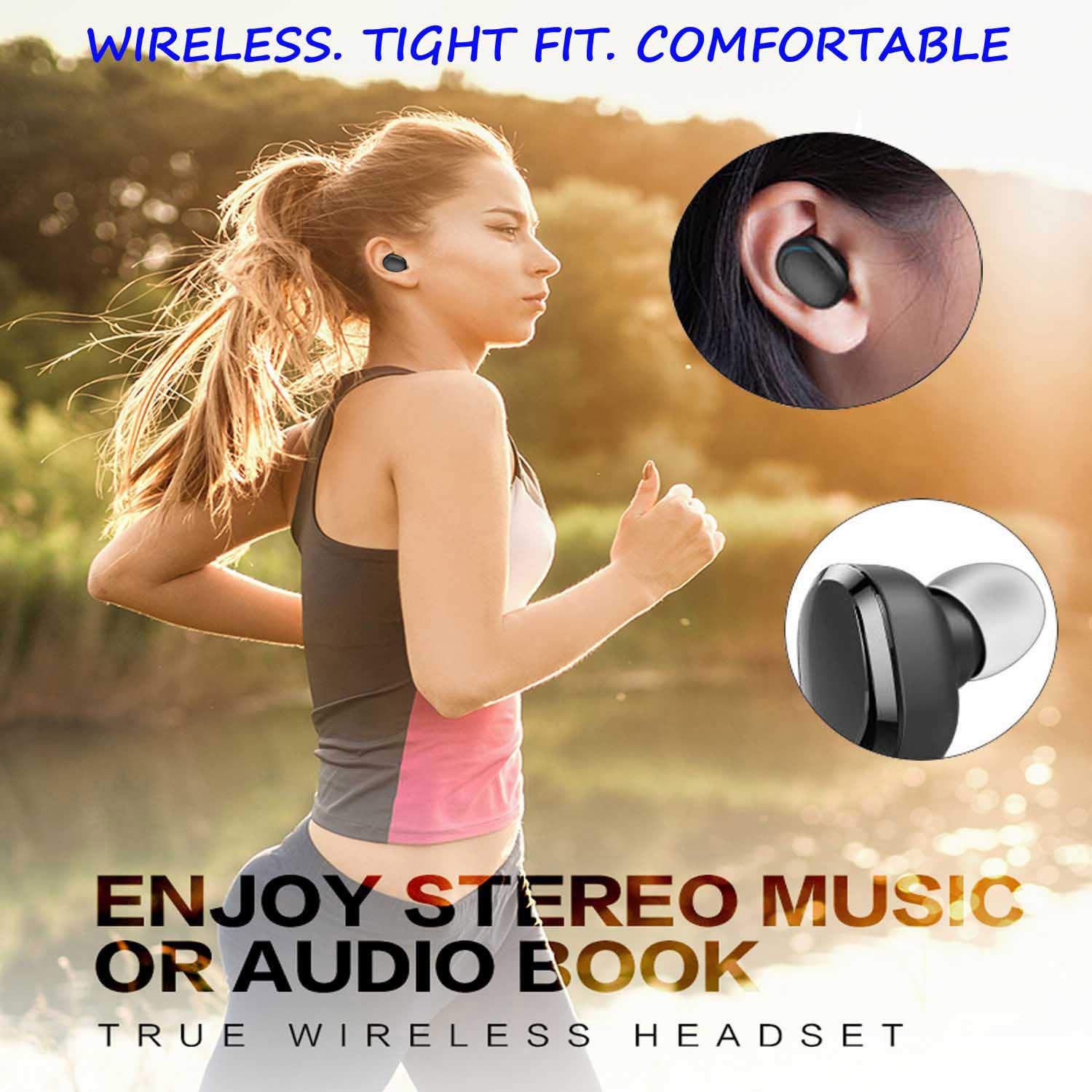 YUES-M20-Auriculares-con-Bluetooth-50-Mini-Estreo-3D-Inalmbricos-Micrfono-con-Estuche-de-Carga-Porttil