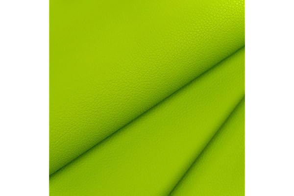RÉPARATION CUIR - Patch Autocollant 60 x 137cm, Rouleau Adhesif pour Canapés, Sièges de Voiture, Sacs à Main, Sièges, Vestes (Vert Clair)