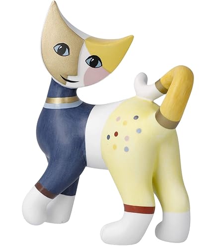 Goebel Figurine minikat Carla Rosina Wachtmeister uit Biscuit porselein, kleur: meerkleurig, afmetingen: 3x5 x 8 cm, 31 400 92 1