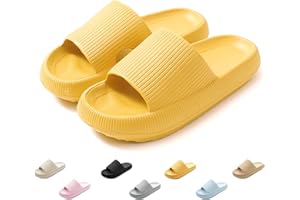 QJJQ Badeschuhe Herren Damen Cozislides Original Slippers Wolke Schlappen Super Weich rutschfest Badelatschen Hausschuhe Sommer Pantoletten Badeschlappen Flip Flops