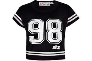 A2Z 4 Kids Girls Top Kids 98 Trendy T Shirt Crop Top Outfits Age 5 6 7 8 9 10 11 12 13 Years