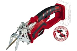 Einhell GE-GS 18 Li - Sierra de rama con batería Solo Power X-Change (Li-Ion, 18V, hoja de sierra de calidad de 150mm, cambio de hoja de sierra sin herramientas, sin batería ni cargador)