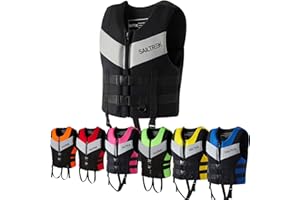 FXKJ Life Jacket for Adults, Paddle Boarding Lightweight Swimming Vest Buoyancy Aid Life Jacket Neoprene Men Women Life Vests For Kayaking Fishing Surfing