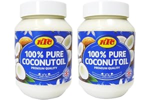 KTC 100% - Olio Multiuso alla Noce di Cocco 2x 500ml - Per capelli, corpo