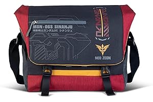 FX Creations GundamUC SINANJU MSN-06S Borsa Tracolla Uomo, Borsa Porta PC, Borsa Messenger