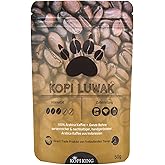 Kopi Luwak 100% Arabica Kaffee 50g (Katzenkaffee von frei lebenden Tieren) (50g Bohne) | Sortenrein | Raritätenkaffee | Direc