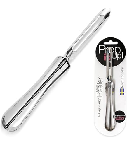 Global GS-76 Pelapatate Girevole Acciaio Inox: Lama A Doppio Taglio, Design Professionale - 4