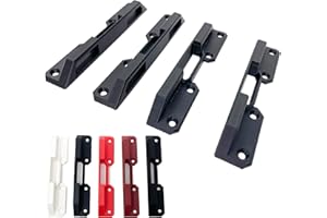 GENERISCH Halter L-Boxx Befestigung Koffer Halter z.B. für (Bosch Sortimo Spax Viega Kukko Fein Wiha Dresselhaus) L Boxx Halterung - versch. Farben (Black CarbonFaser, 5 Paar (10 Stück))