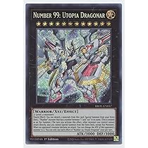 yugioh number card 99 YU-GI-OH! Number 99: Utopia Dragonar - Secret Rare - 1st Edition -  Collectible Card - Single Card