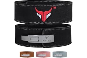 Mytra Fusion ceinture musculation 100% Cuir Véritable ceinture leste musculation Blanc Levier, ceinture de musculation Powerlifting ceinture musculation homme and femme