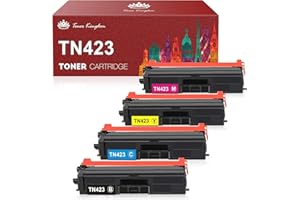 Toner Kingdom TN423 Toner Compatible for Brother TN-423 TN-421 TN421 for HL-L8260CDW HL-L8360CDW MFC-L8690CDW MFC-L8900CDW DCP-L8410CDW DCP-L8410CDN (TN423BK/C/M/Y, Black Cyan Yellow Magenta, 4-Pack)