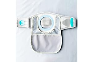 Ostomy Belts, High Elastic Ostomy Support Belt with Hanging Pocket | Adjustable Colostomy Belt, Available in All Seasons, for Postoperative(Medium)