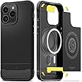 Spigen Rugged Armor MagFit Case for iPhone 14 Pro Max, Compatible with MagSafe Accessories - Matte Black