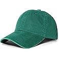 YouGa Baseball Cap Mens - Vintage Washed Dad Caps Adjustable Cotton (Green)