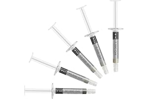 Tryuunion Diamond Polishing Compound, 5 Piece Lapping Paste 1500 to 80000 Grit, Lapping Compound Kit for Jewelry, Metal, Ring, Gemstone, Glass, Coin, 0.25 to 14 Micron, 5 Gram