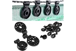 BUTOP Shade Cloth Heavy Duty Lock Grip, Shade Cloth Clips, 2023 New Shade Cloth Fix Plastic Clamp, Shade Cloth Plastic Clips for Greenhouse Outdoor Garden Netting, Anti Bird Netting, Sun Shade Net (30Pcs)
