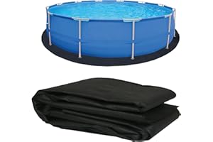 Ogrmar 15FT Round Pool Liner Pad for Above Ground Swimming Pools, Prevent Punctures and Extend The Life of Swimming Pool or Hot Tub Liner (15FT)