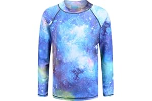 Moon Tree Schwimmshirt Jungen Langarm Badeshirt Kinder Badeanzug 4-16 Jahre