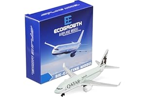 EcoGrowth Model Airplane Qatar 380 Plane Model Plane Airplane for Collection & Gifts