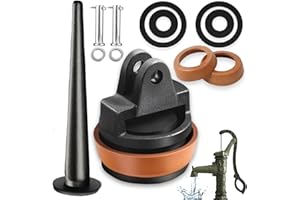 YUJUVI Ersatzkolben für Schwengelpumpen Typ 75 mit Nasenstechventil Bolzen Satz Kolben Komplett für Wasserpumpen Typ 75 mit Zusätzlichem Dichtungsring komplett Gartenpumpe Handschwengelpumpe Handpumpe