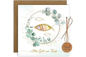 Luckeey Geldgeschenke Verpackung Taufe Geschenk, Geldgeschenk Taufe Karte mit Umschlägen, Originelle Taufgeschenke für Mädchen Jungen