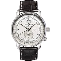 Zeppelin Herrenuhr LZ126 Los Angeles - Großdatum GMT Mit Lederband