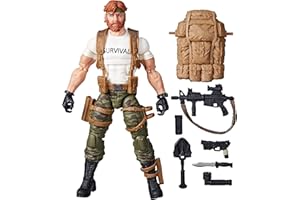 G.I. Joe F4034 Classified Series, Stuart Outback Selkirk 63 Collectible Figure, Accessories, Special Packaging