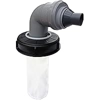 FN-Technik IBC Deckelfilter Regenwasserfilter Deckel DN 150 NW 75 Bogen 89° Tülle 25 mm