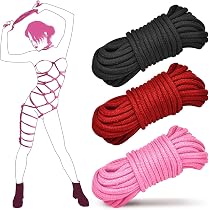 Prosixtoy Sex Bondage BDSM Seile Bondage Set - 3x10M 8MM ...