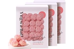 ‎JEOLLANAMDO THE KITCHEN OF KOREA SANDEULHAE Premium Rice Cookie | Koreanische Reissnacks | Glutenfreie Snacks | Vegane Leckereien | Traditionelle Süßigkeiten | Geschenkideen | Ölfrei (Gebackner Reiscracker Erdbeere 3er Set)