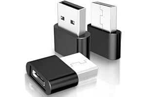 AJ STAR 3 Pack USB to USB C Adapter Type C Female to A Male Charger Cable Converter for Apple iWatch 8 7 MacBook iPhone 12 13 14 15 Max Pro Airpods iPad 10 Air 4 5 Mini 6 CarPlay Galaxy S23 S24 A34