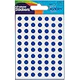 Avery hand writable, easy to use, Dot Stickers, personal sable, 8mm, blue, 70 stickers per sheet, 560 stickers per pack (32-304)