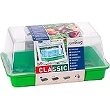 Romberg Gewächshaus M (Zimmergewächshaus) - 38 x 24 x 19 cm, mit Belüftung, bruchsicherer Deckel, sehr stabil, Mehrfarbig