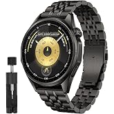 Rongep Huawei ile Uyumlu Prestige Model 22mm &Ccedil;elik Kordon GT6/GT6 Pro/GT5/GT5 Pro/GT4/GT3/GT3 Pro/GT2/GT2 Pro 46mm i&ccedil;in Katla