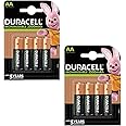 Duracell AA 2500mAh Recharge Ultra Rechargeable Batteries, Pack of 8