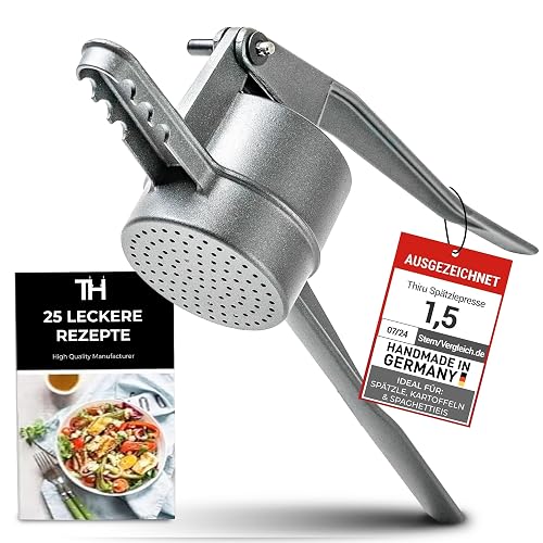 Thiru Spätzlepresse, 3-mm-Rundloch, mit Schaumlöffel