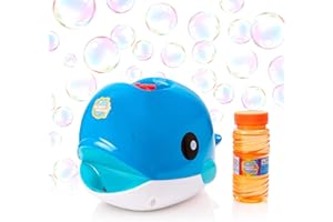 Bubble Mania Bubble Machine - Bubble Blower Whale For Kids - Automatic Bubble Maker Machine