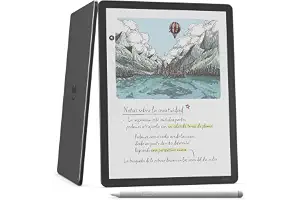 Amazon Kindle Scribe Colorsoft (última gen.): fino, ligero y rápido, con pantalla a color de 11" similar al papel y luz frontal; escribe en cuadernos integrados, documentos y libros (64 GB, grafito)