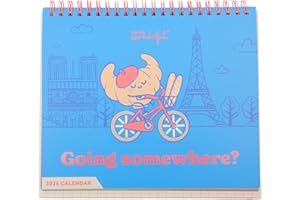 MR. WONDERFUL Mr Wonderful - Kalendarz biurkowy 2026 - Going somewhere?