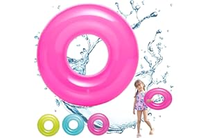 POPOYU Inflatable Swimming Ring Kids Adults,Inflatable Pool Floats for Kids Adults Swimming Rubber Rings,Pool Inflatables Floats Inflatable Pool Toys for Summer Beach Swimming Pool Water Party Toys