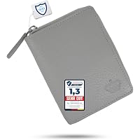 Baur Damen Geldbörse Echt Leder Geldtasche | Mini-Geldbeutel mit ...
