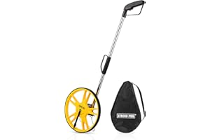 STREND PRO Entfernungstrecken Messrad 0-9999 meter | Messrad Meterzähler zur genauen Messung von Linien, Flächen, Messgerät Entfernung, Messwerkzeug…