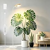 LED Grow Light for Indoor Plants, Full Spectrum Grow Lamp, Auto On/Off Timer 6/12/18H,42cm~170cm Height Adjustable for Large