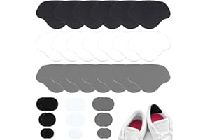 GRASSLANDY 36 Stück Sneaker Reparatur Patch Schuhe Ferse Reparatur Selbstklebender Fersen Patch von Loch Schuhloch Verhinderungs Patch Kit für Meisten Schuhen Sitzen Lederwaren (klein und Groß)
