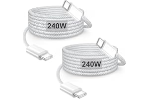 2Pack 240W USB C Laddningskabel USB-C Kabel för iPhone 18 17 16 15 Pro Max