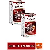 Nbt İla&ccedil; Endofer 30 Kaps&uuml;l, 2 Adet, Demir ve C Vitamini İ&ccedil;eren Takviye